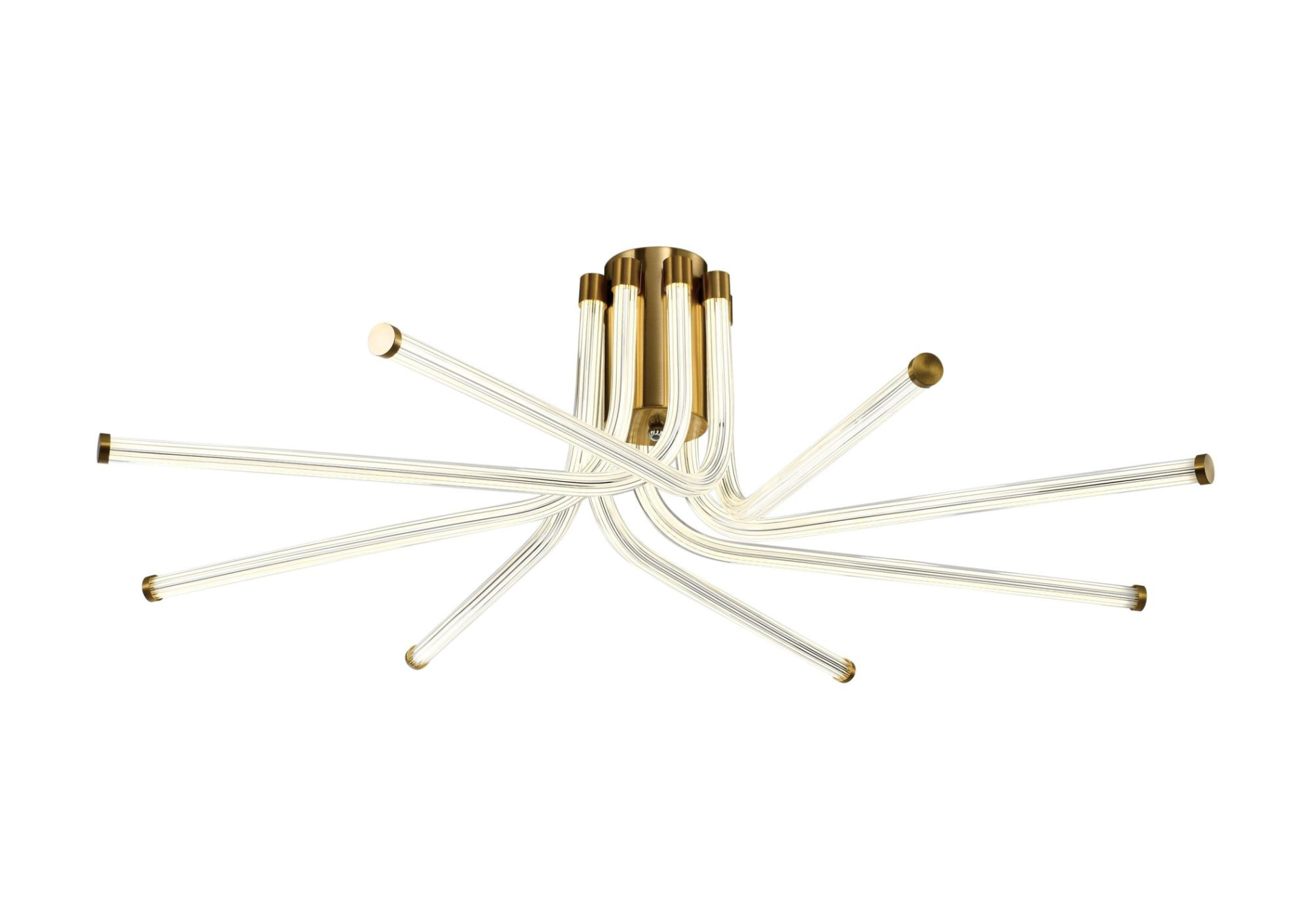 Люстра потолочная латунь LED 168Вт D83см Zortes LORA ZRS.57784.08