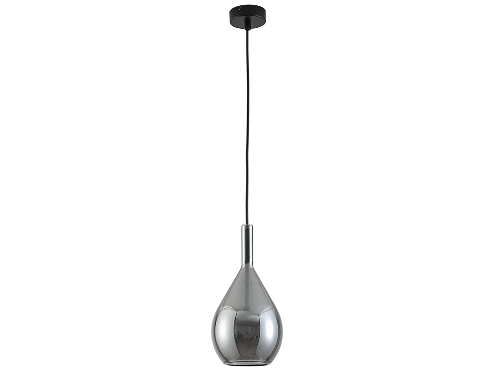 Подвесной светильник НОРА 7231/S mat.black smokey