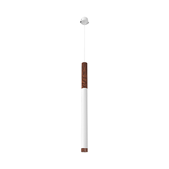 Подвесной (встраиваемый) светодиодный светильник Ledron SAGITONY R BASIC T40 Wooden 100 White
