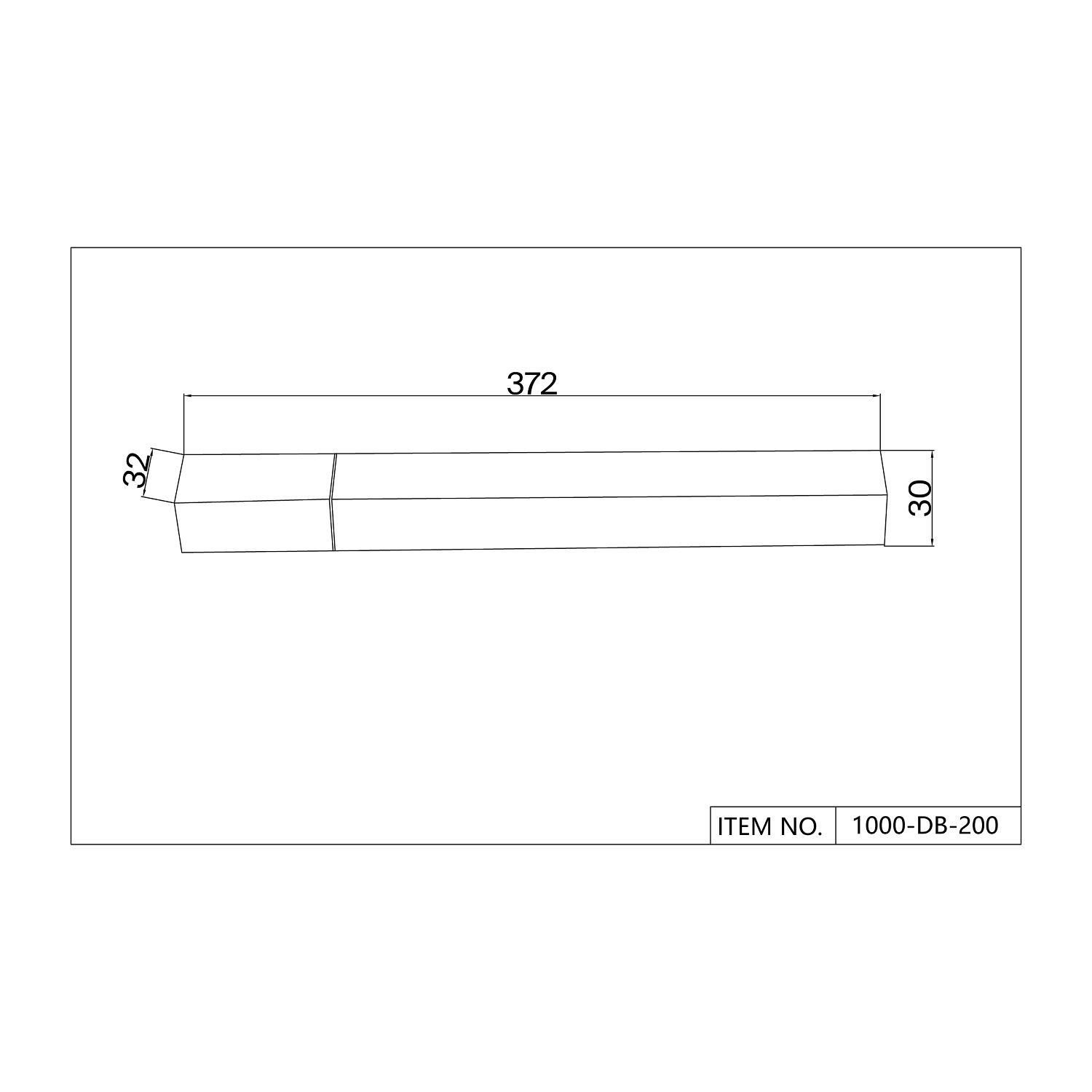 1000-DB-200,блокпитания,L372xW32xH30,200W,42V,IP20
