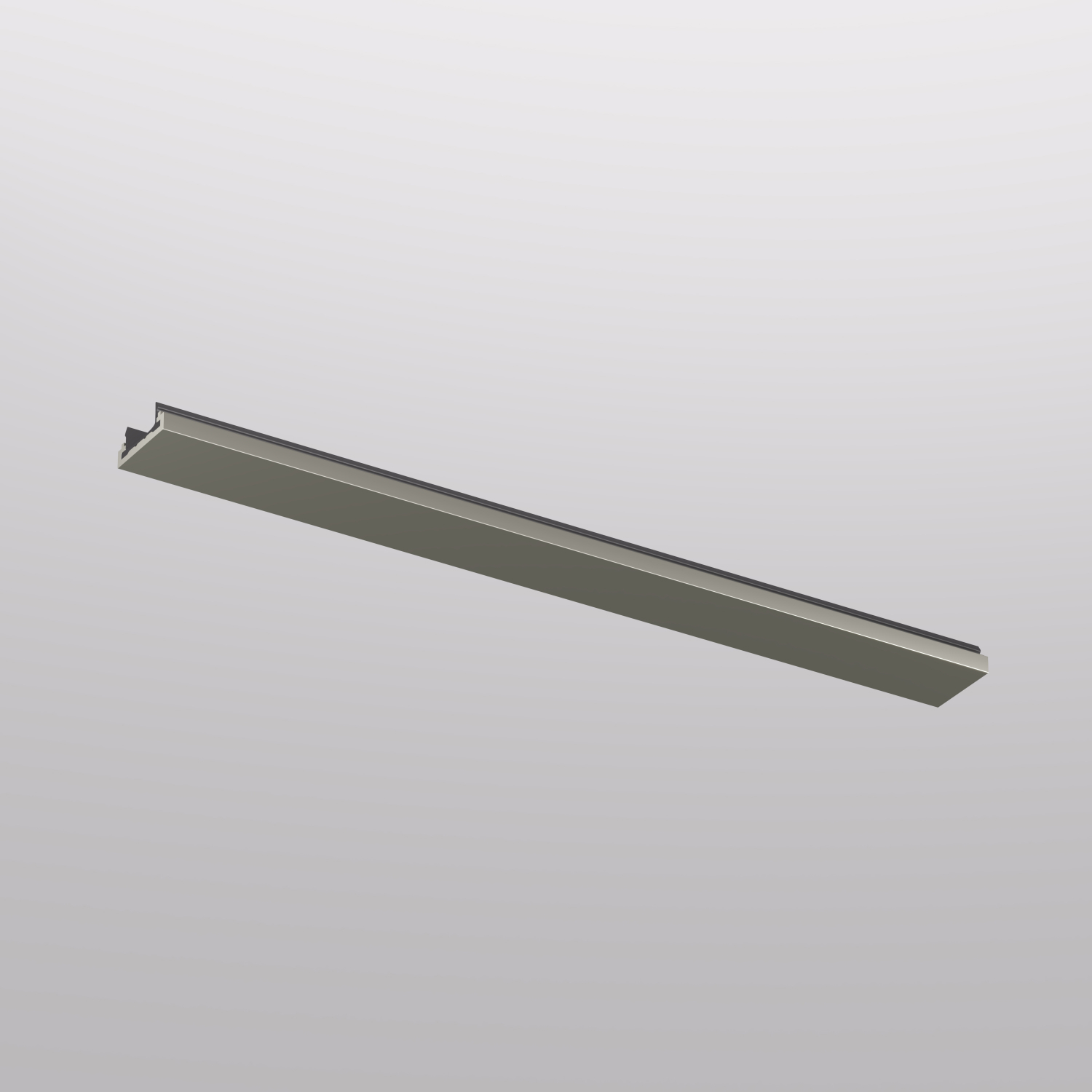 TR5736-DN Декоративная заглушка желоба трека SHINE BASE, 20см, темный никель, алюминий