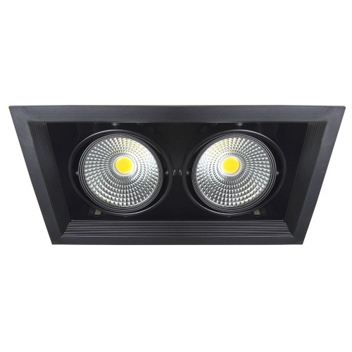 Светильник карданный LED 2*20W встраиваемый, BK IL.0006.2200