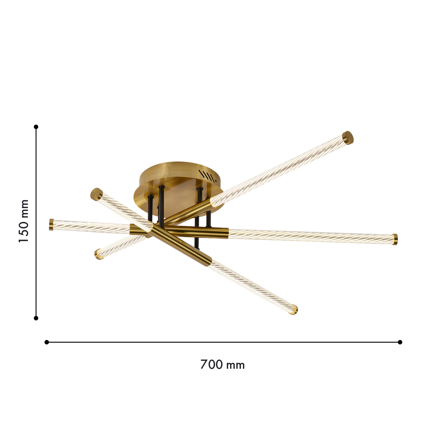 4469-3C,потолочнаялюстра,D700xH150,LEDx26W,3560LM,4000K,included