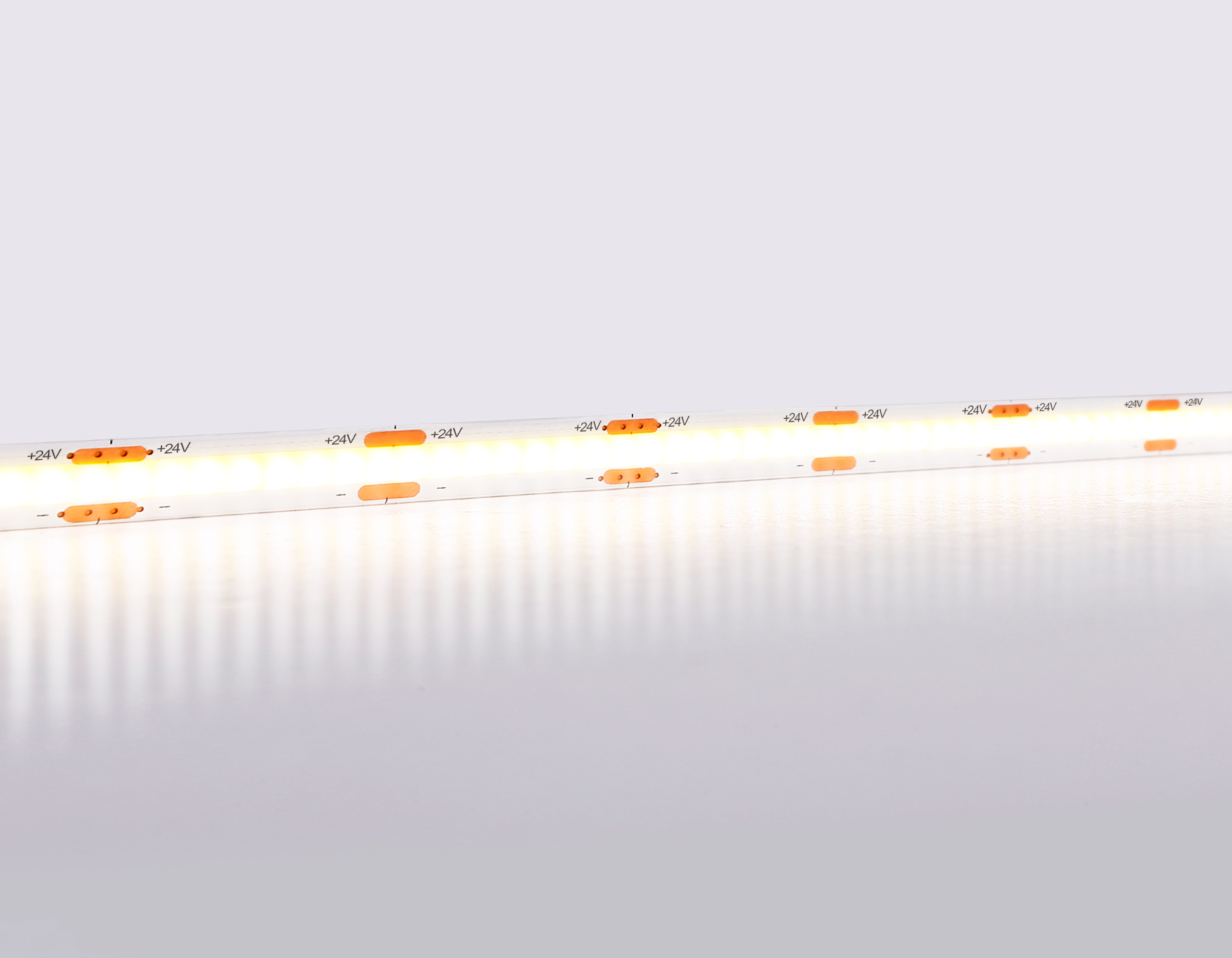 GS4652 COB 320Led/ 10W m/ 24V IP20 4500K/ 5000*8*1.54mm (2 конт.)