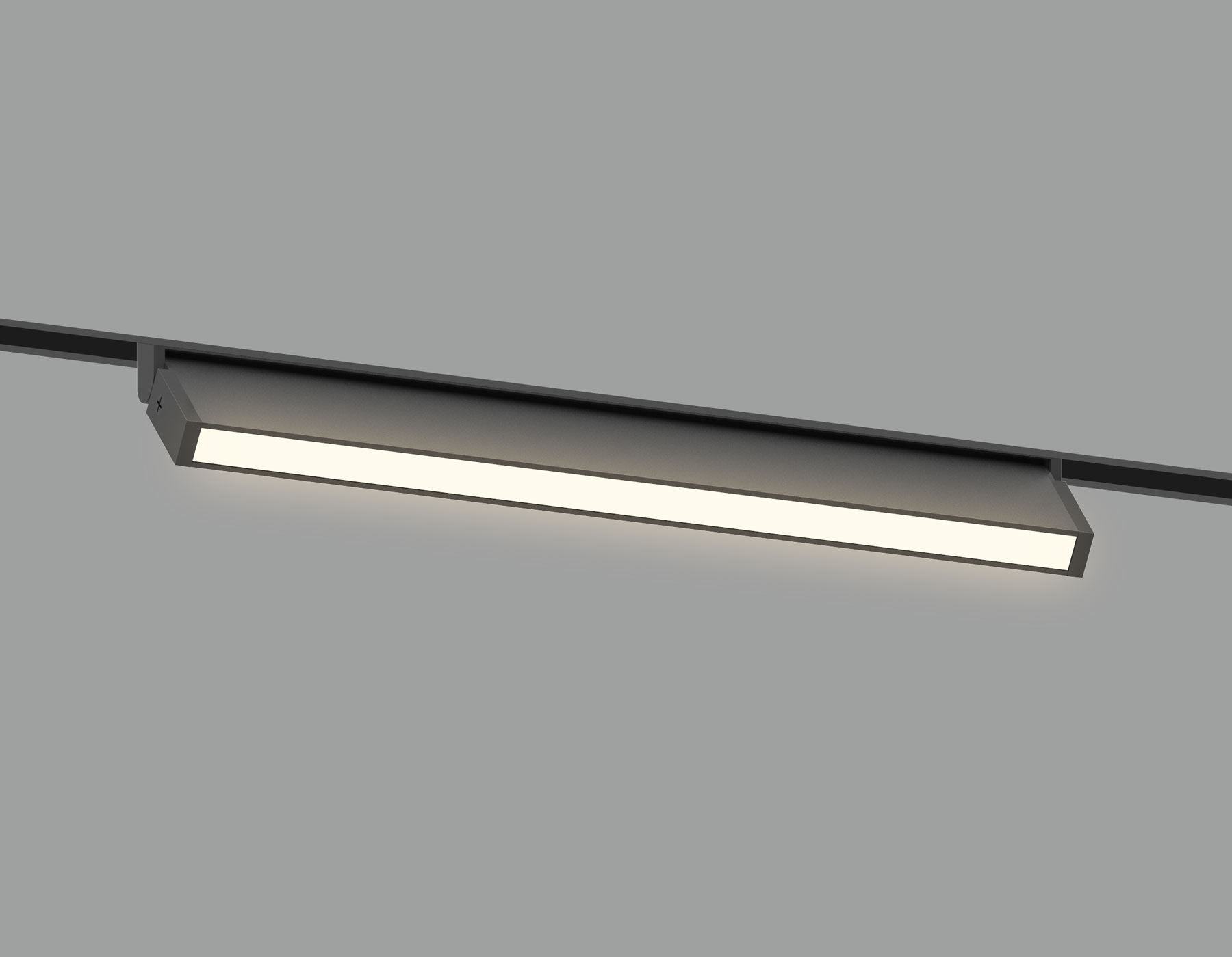 GL2350 BK черный IP20 10W 3CCT 3000/4200/6400K 48V 200*10*73