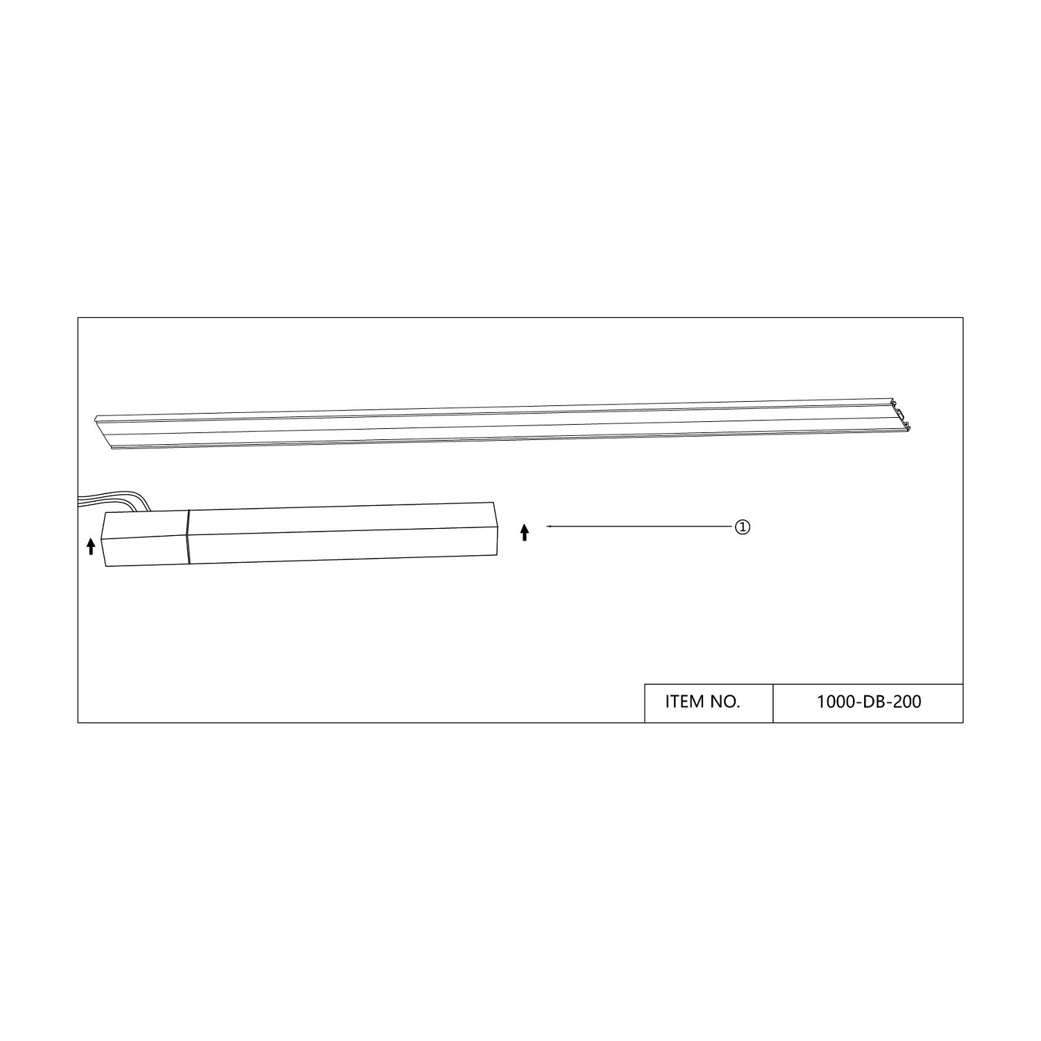 1000-DB-200,блокпитания,L372xW32xH30,200W,42V,IP20