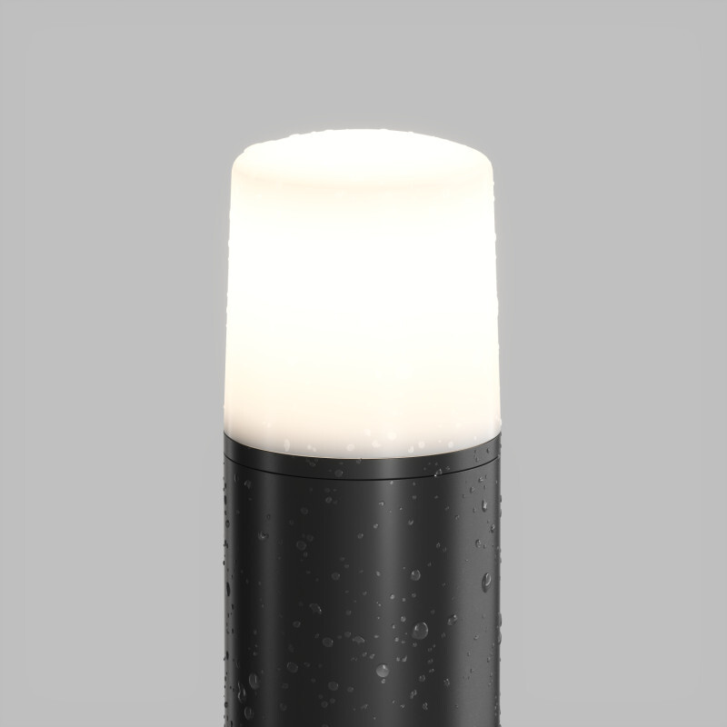 DK9745-BK Ландшафтный уличный светильник NORD, IP65, 1хE27 LED, до 18 Вт, черный, алюминий