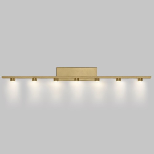 Светильник картинный LED 7*3W 4200K  Матовое золото 220V IP20 L=840 мм IL.0040.0050-7 SGD