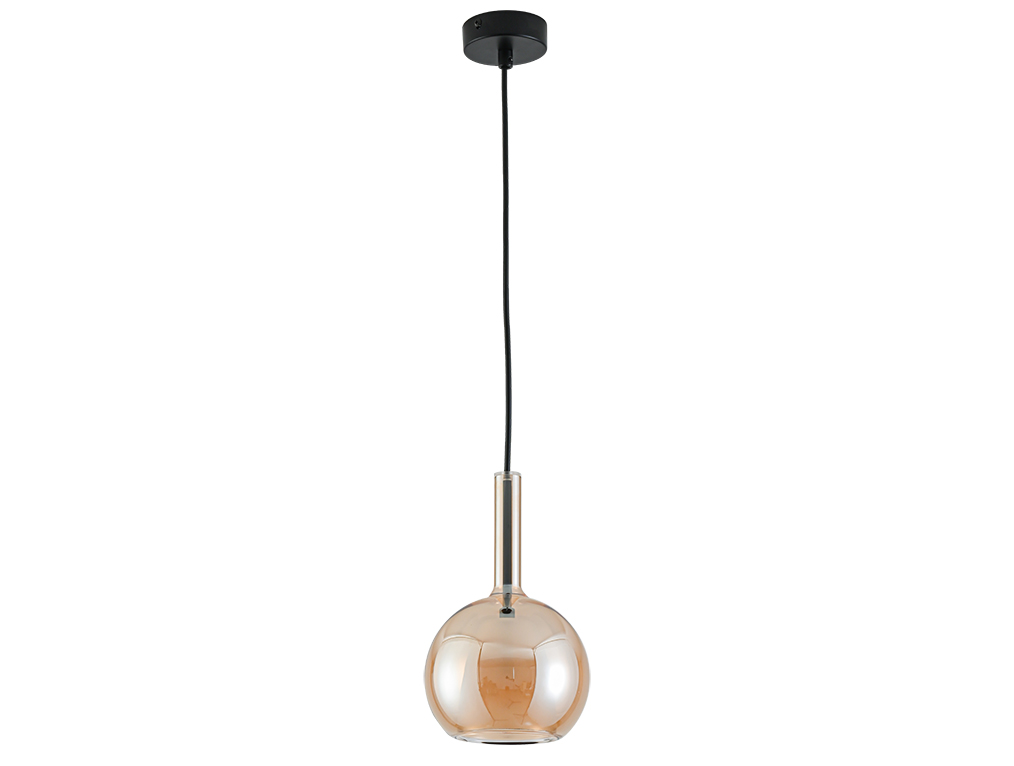 Подвесной светильник НОРА 7233/S mat.black amber