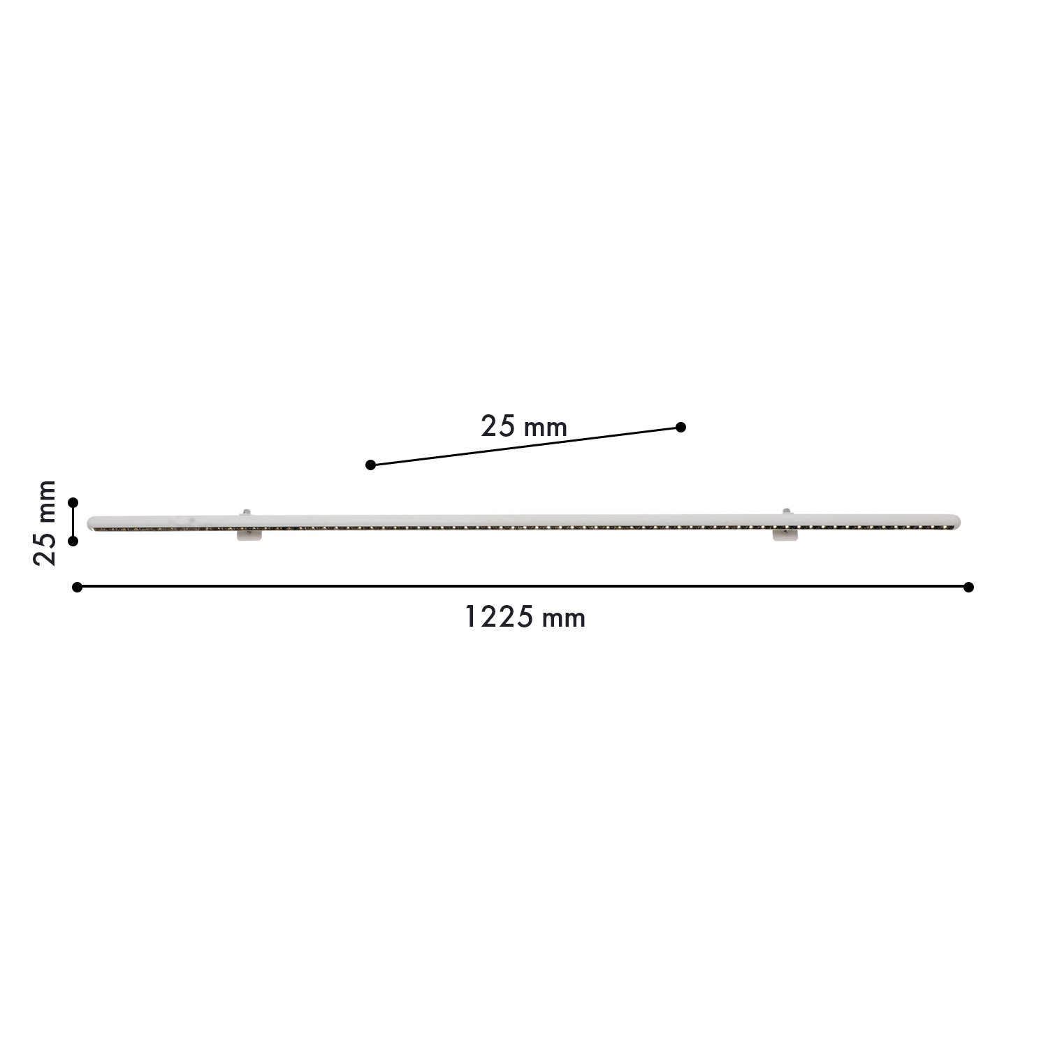 4592-1W,настенныйсветильник,D25xW1225xH25,LEDx20W,1700LM,4000K,included,switch
