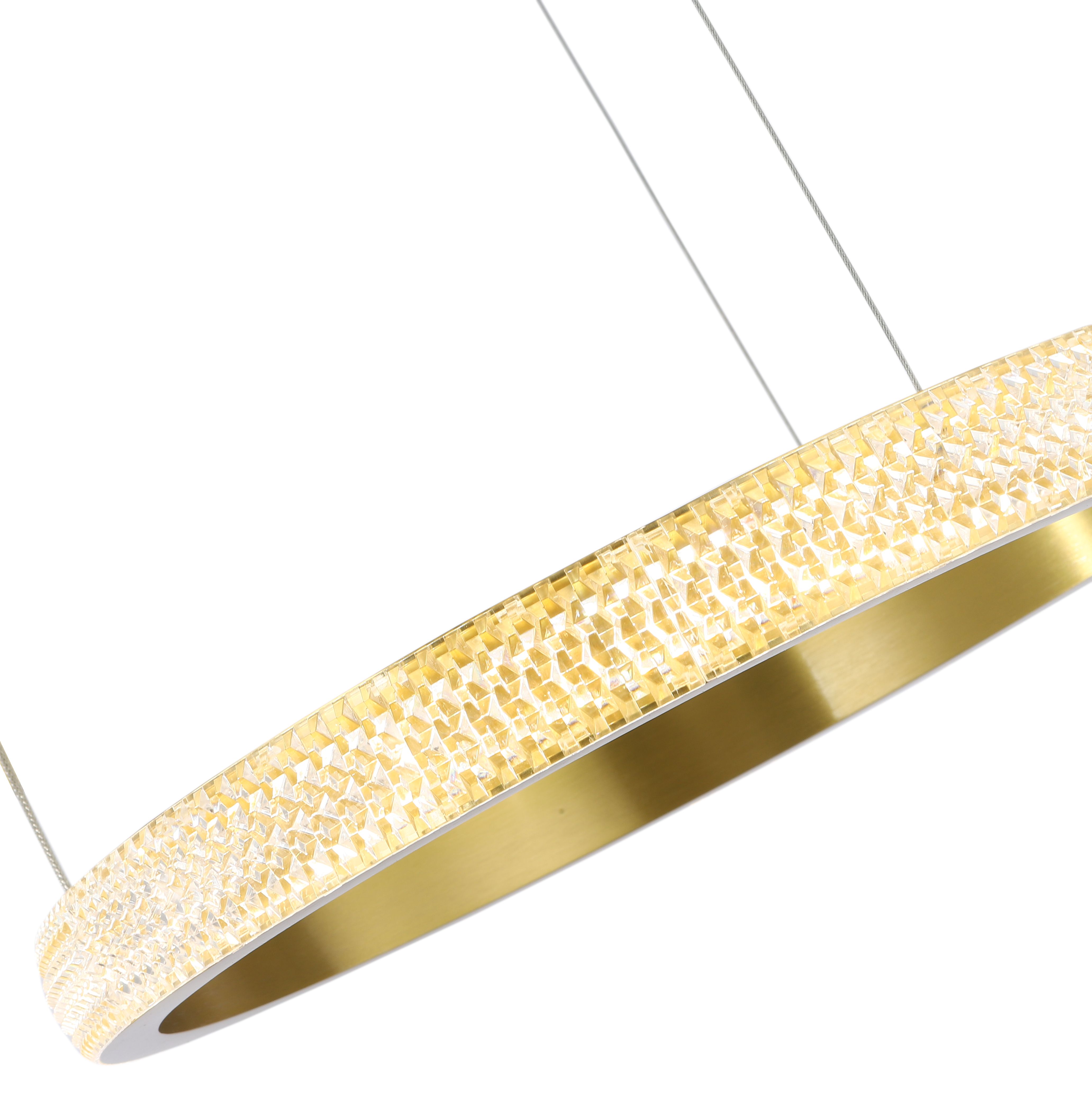 Люстра подвесная каскадная бронза LED 114Вт D40+60+80см Zortes LIDIA ZRS.30111.114