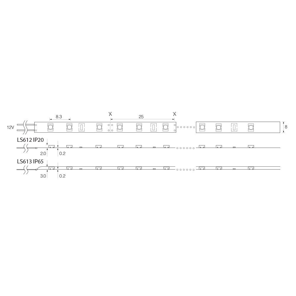 Лента светодиодная 12V FERON LS613