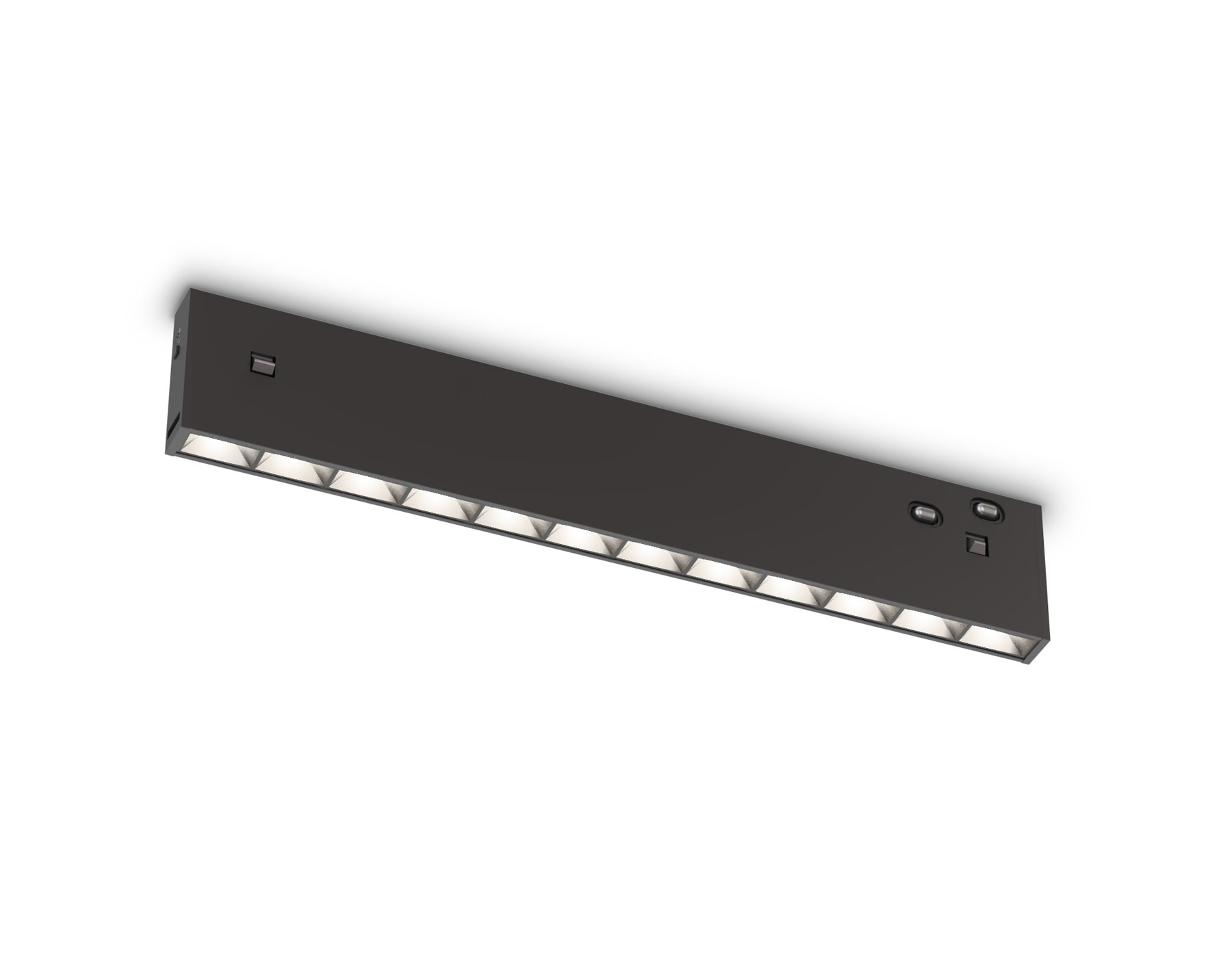 GL2335 BK черный IP20 10W 3CCT 3000/4200/6400K 48V 200*10*37
