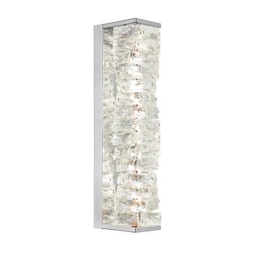 Бра настенное светодиодное, LED 20W, 3000К+4000К+6000К, К5 кристалл, 460мм CR.0505-460-1-W-CH