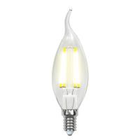 Лампа светодиодная филаментная Uniel E14 6W 4000K прозрачная LED-CW35-6W/NW/E14/CL GLA01TR UL-00002229
