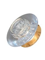 755-G-9-Gl-Cl Светильник точечный золотой-прозрачный