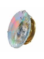 40204-MR16-5.3-Cl-GlMulti  Светильник точечный прозрачный-золотой