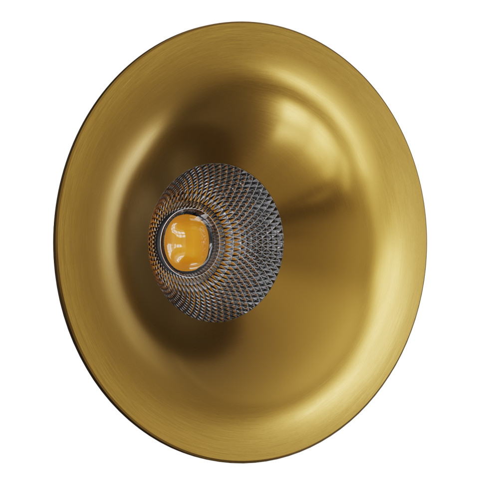 IT014-0208 gold светильник встраиваемый влагозащищенный