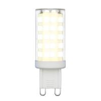 Лампа светодиодная Uniel G9 9W 3000K прозрачная LED-JCD-9W/3000K/G9/CL GLZ09TR UL-00006488