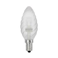 Лампа галогенная Uniel E14 42W матовая HCL-42/FR/E14 candle twisted 04117