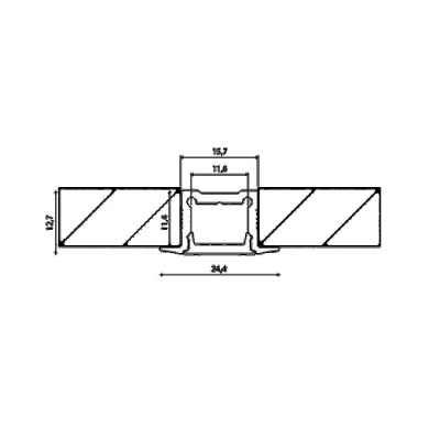 Профиль встраиваемый DesignLed LE.2613 001971