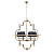 Подвесная люстра Lumina Deco Baltimore LDP 8020-6 GD+BK