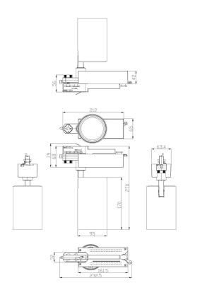 Трековый светодиодный светильник ЭРА SТR-30-36-40K-B40 Б0049768