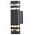 Уличный настенный светильник Arte Lamp Metro A8162AL-2BK