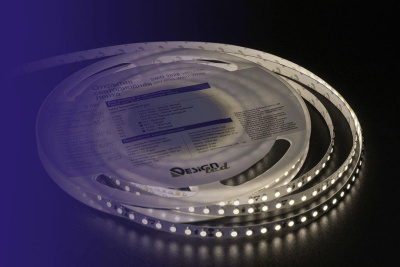 Светодиодная влагозащищенная лента DesignLed 9,6W/m 120LED/m 3528SMD теплый белый 5M 000153