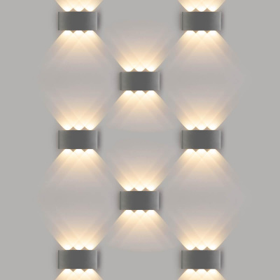 Уличный настенный светодиодный светильник Elektrostandard 1551 Techno LED Twinky Trio a038417