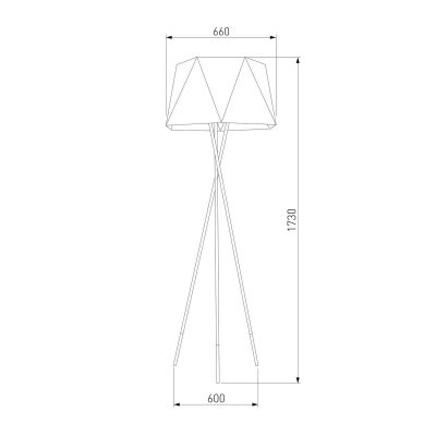 Торшер TK Lighting 3110 Ivo
