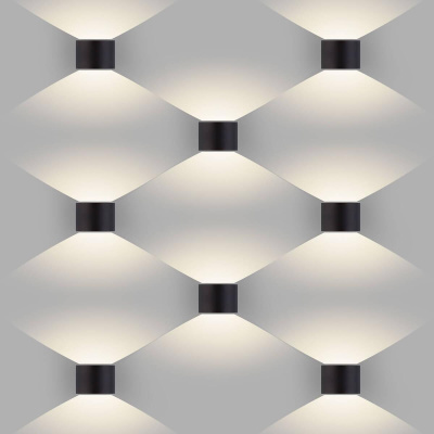 Уличный настенный светодиодный светильник Elektrostandard 1518 Techno LED Blade черный a038828