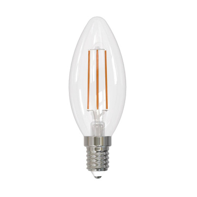 Набор светодиодных ламп филаментная Uniel E14 11W 3000K прозрачная LED-C35-11W/3000K/E14/CL PLS02WH UL-00008084